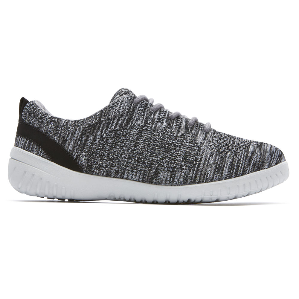 Tenis Rockport Mulher Cinzentas - Raelyn Knit Tie - 68072MFAG